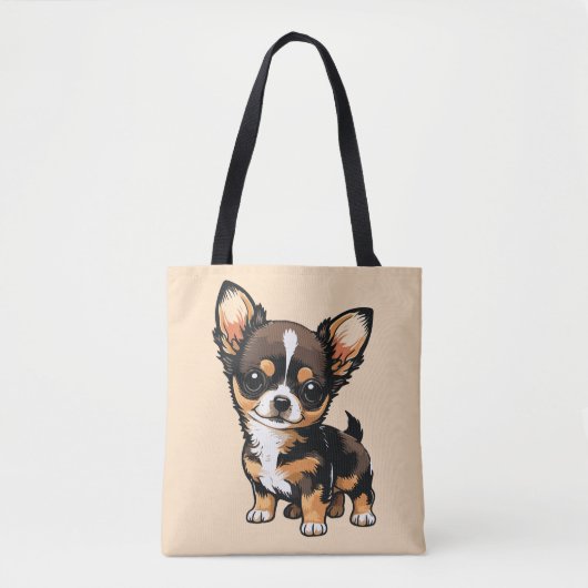Chihuahua-hond tote bag (Voorkant)