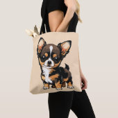 Chihuahua-hond tote bag (Dichtbij)