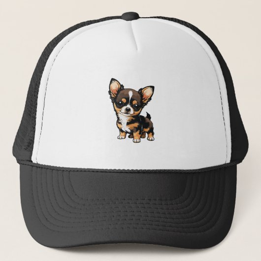 Chihuahua hond trucker pet (Voorkant)