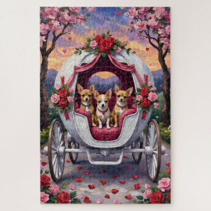 Chihuahua-hond Valentijnsdag Legpuzzel