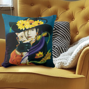 Chihuahua Hond Witch Kussen