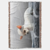 Chihuahua Hond Zittend Hond Portret Kunst Schilder Deken (Voorkant Verticaal)