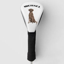 Chihuahua Hond Zwart Persoonlijk Golfheadcover