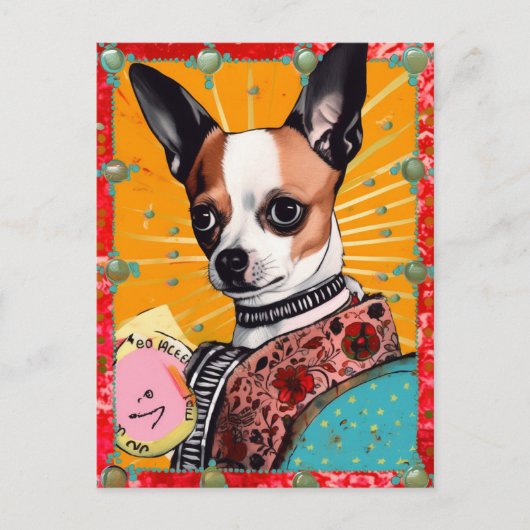 Chihuahua hondencollage briefkaart (Voorkant)