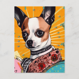 Chihuahua hondencollage briefkaart