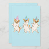 Chihuahua hondendansfeest feestdagenkaart (Voorkant / Achterkant)