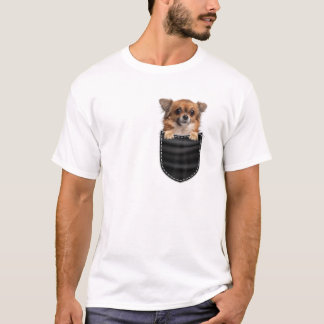 Chihuahua Hondenliefhebber Small Breed - Dog Pocke T-shirt
