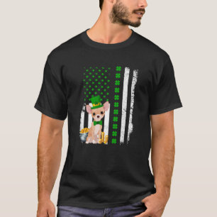 Chihuahua Hondenliefhebber St Patrick's Day Puppy T-shirt