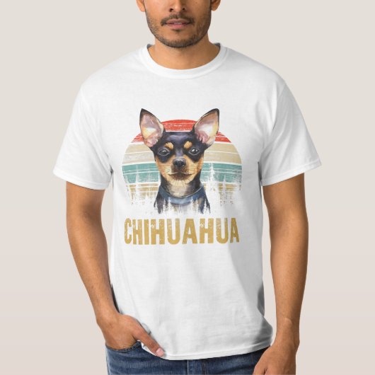 Chihuahua-Hondenliefhebber T-shirt (Voorkant)