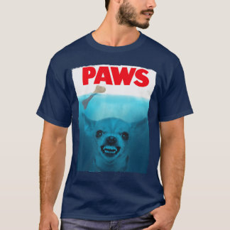 Chihuahua Hondenpoten Grappige Poster Huisdier Gra T-shirt