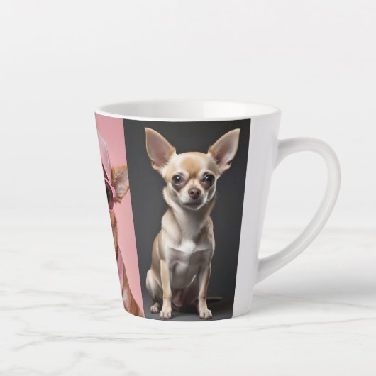 Chihuahua Hondenras Assortiment Latte Mok (Rechts)