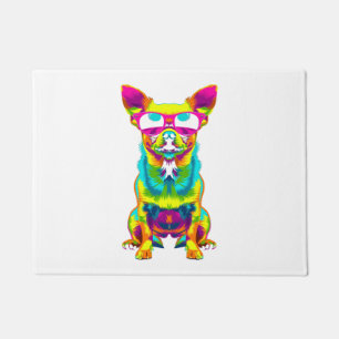 Chihuahua Hondenzonnebril Pop Art Deurmat