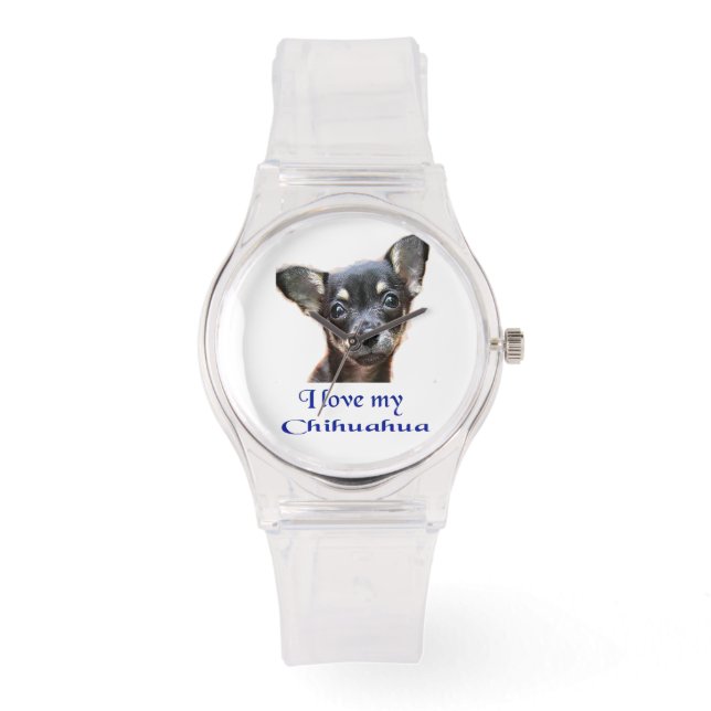 Chihuahua Horloge (Voorkant)