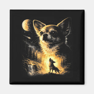 Chihuahua huilt naar de maan grappig dat heb ik va magneet