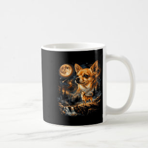 Chihuahua Huilt Naar De Maan Vintage Grappige Chih Koffiemok