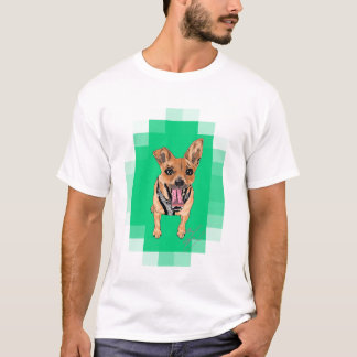 Chihuahua. Huisdier Portretten T-shirt