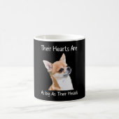 Chihuahua Hun hart is net zo groot als hun hoofden Koffiemok (Center)