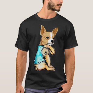 Chihuahua I Love Mam Tattoo Moederdag Gift T-shirt