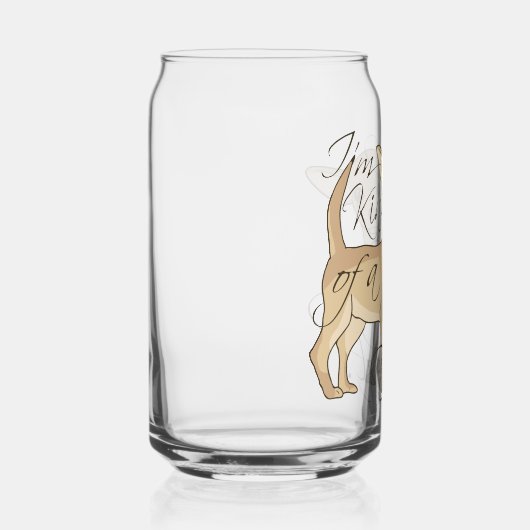 Chihuahua Ik ben een soort Big Deal Blikvorm Glas (Rechts)