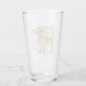 Chihuahua Ik ben een soort Big Deal Glas (Achterkant)