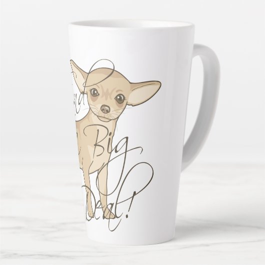 Chihuahua Ik ben een soort Big Deal Latte Mok (Rechterhoek)