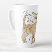 Chihuahua Ik ben een soort Big Deal Latte Mok (Linkerhoek)