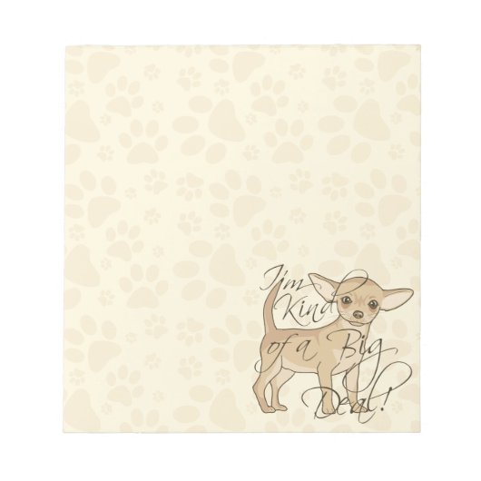 Chihuahua Ik ben een soort Big Deal Notitieblok (Voorkant)