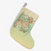 Chihuahua Ik ben een soort groots grafisch ontwerp Kleine Kerstsok (Voorkant (Hangend))