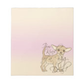 Chihuahua Ik ben een soort groots grafisch ontwerp Notitieblok (Voorkant)