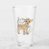 Chihuahua Ik ben een soort grote hond Glas (Voorkant)