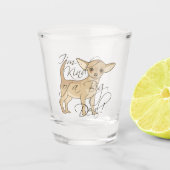 Chihuahua Ik ben een soort grote hond Shot Glas (Voorkant)