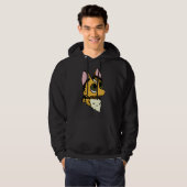 Chihuahua Illustration Thunder Hoodie (Voorkant volledig)