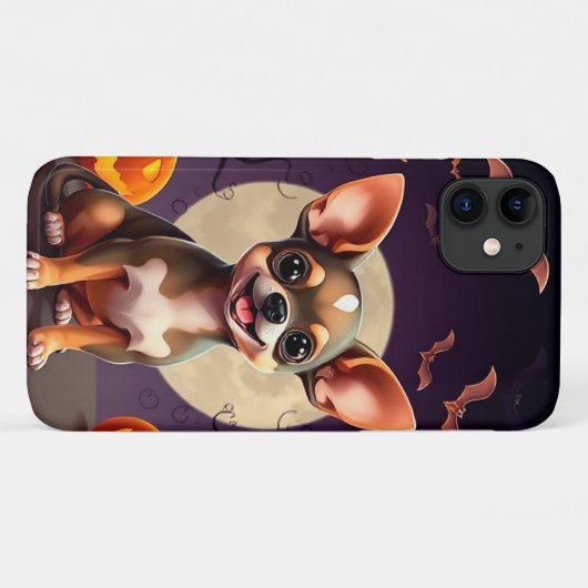 Chihuahua in cartoon-stijl Case-Mate iPhone case (Achterkant (horizontaal))