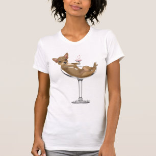 Chihuahua in Cocktail Glass T-shirt
