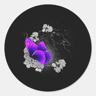 Chihuahua in de hemel Verlies van het Hondenliefhe Ronde Sticker