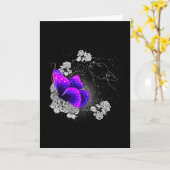 Chihuahua in de hemel - Verlies van hond - Herdenk Kaart (Gele Bloem)