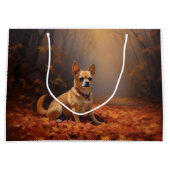 Chihuahua in de herfst laat Herfst inspireren Groot Cadeauzakje (Voorkant)