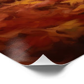 Chihuahua in de herfst laat Herfst inspireren Perfect Poster (Hoek)