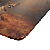 Chihuahua in de herfst laat Herfst inspireren Snijplank (Hoek)
