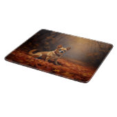 Chihuahua in de herfst laat Herfst inspireren Snijplank (Hoek)