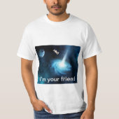Chihuahua in de ruimte t-shirt (Voorkant)