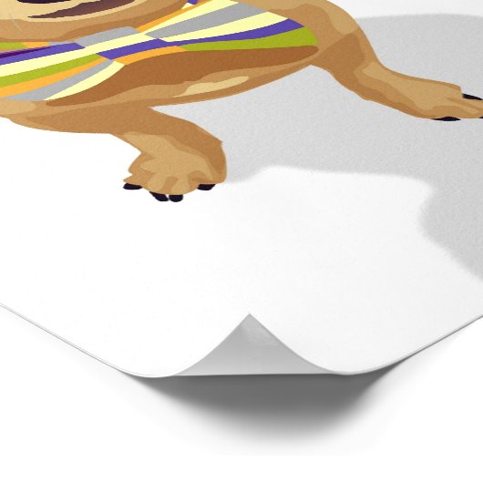 Chihuahua in een poster (Hoek)