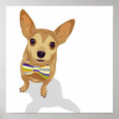Chihuahua in een poster (Voorkant)