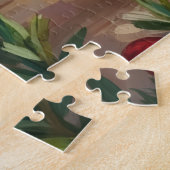 Chihuahua in kerst sok muts legpuzzel (Zijkant)