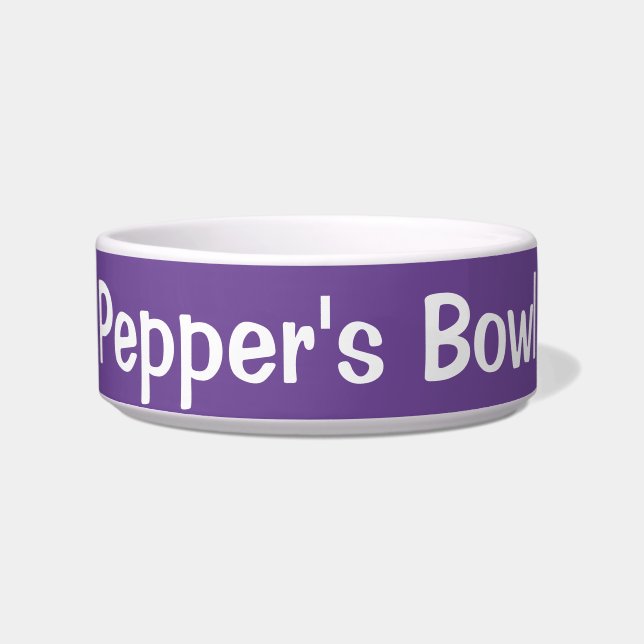 Chihuahua In Mand Keramische Pet Bowl Voerbakje (Voorkant)