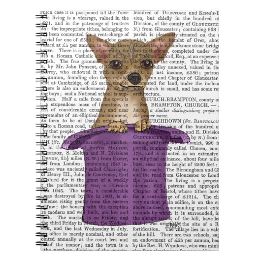Chihuahua in Top Hat Notitieboek (Voorkant)