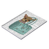 Chihuahua in zak notitieboek (Linkerzijde)
