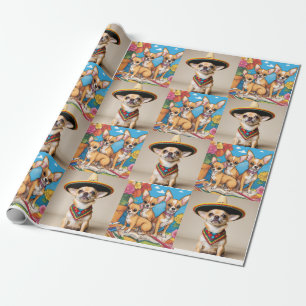 Chihuahua-inpakpapier Cadeaupapier