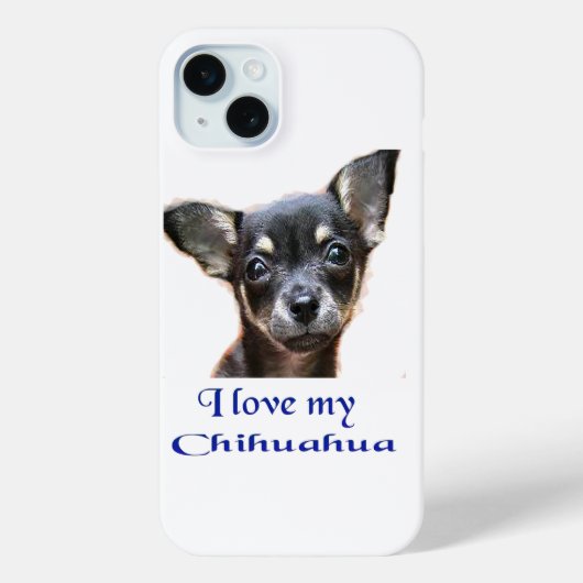 chihuahua iPhone 15 Hoesjes (Achterkant)