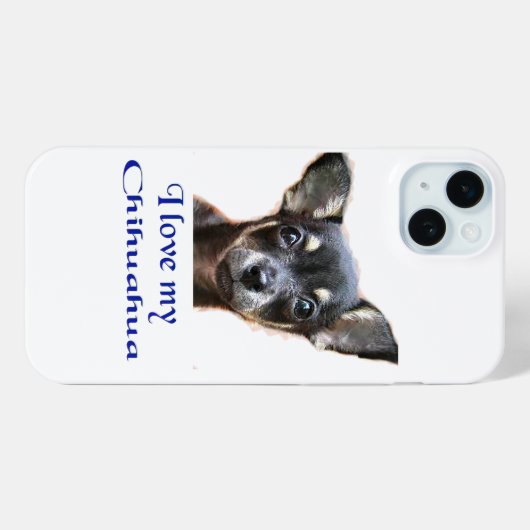 chihuahua iPhone 15 Hoesjes (Achterkant (horizontaal))
